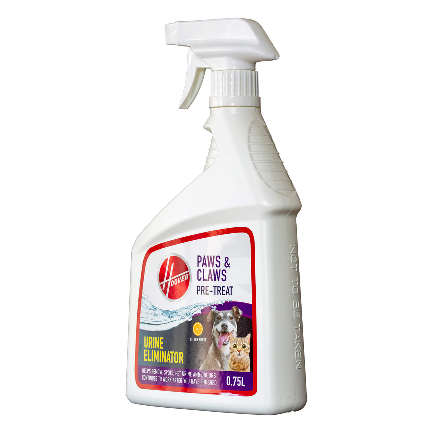 Hoover Paws & Claws Urine Eliminator Pre-Treat Spray. 750ml Bottle