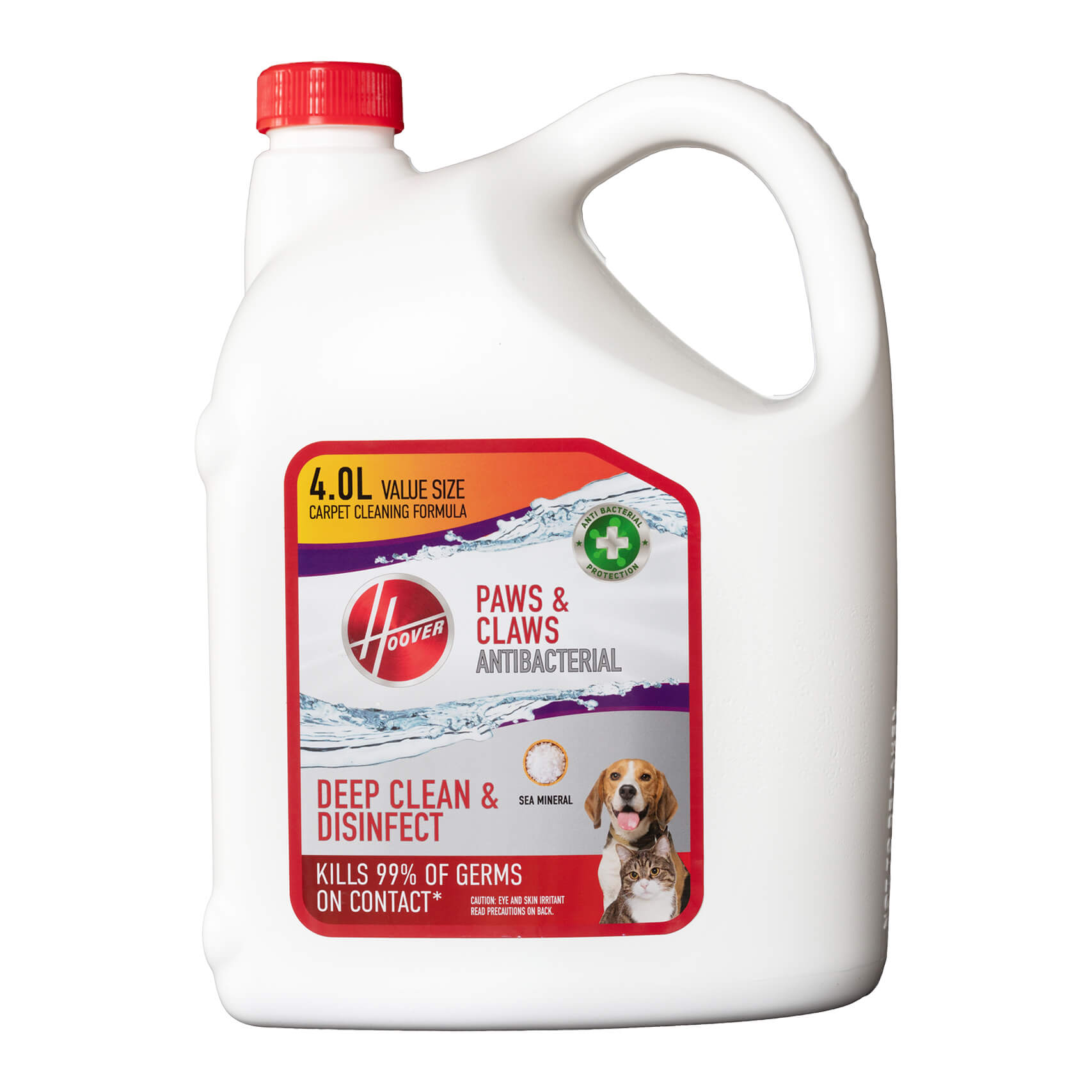 Hoover Paws & Claws Antibacterial Cleaning Solution 4L