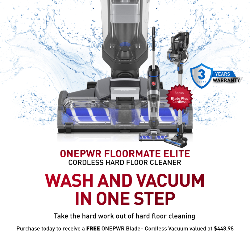 ONEPWR FloorMate Elite <br/>Cordless Hard Floor Cleaner