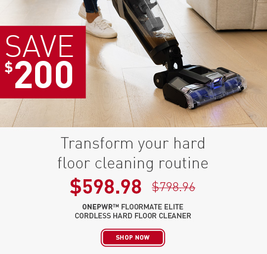 ONEPWR FloorMate Elite     Cordless Hard Floor Cleaner